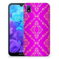 Siliconen Hoesje Huawei Y5 (2019) Barok Roze Siliconen Hoesje Huawei Y5 (2019) Barok Roze