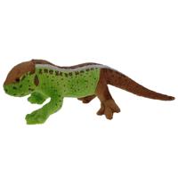 Cornelissen Zandhagedis knuffel - 38 cm - groen/bruin - pluche knuffels - Reptielen