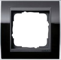 Gira Event Clear Zwart / Antraciet 1-voudig