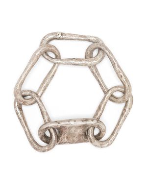 Parts of Four bracelet Roman à maillons épais - Argent