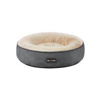 Ø 50 cm donutvormig hondenbed, Donkergrijs