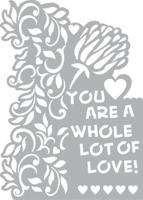 Vaessen Creative • mask stencil a4 heart