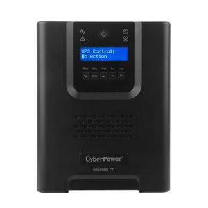 CyberPower PR1000ELCD UPS 1 kVA 900 W 8 AC-uitgang(en)