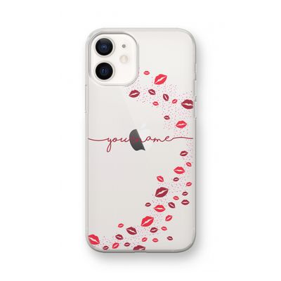 Kusjes: iPhone 12 mini Transparant Hoesje