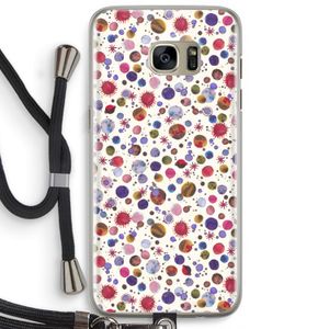 Planets Space: Samsung Galaxy S7 Edge Transparant Hoesje met koord