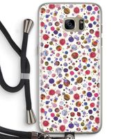 Planets Space: Samsung Galaxy S7 Edge Transparant Hoesje met koord