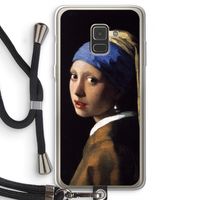 The Pearl Earring: Samsung Galaxy A8 (2018) Transparant Hoesje met koord The Pearl Earring: Samsung Galaxy A8 (2018) Transparant Hoesje met koord