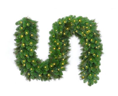 Kerstslinger Grandville Garland 540 x 35 met Led verlichting kerstboom - Holiday tree