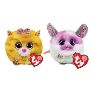 Ty - Knuffel - Teeny Puffies - Tabitha Cat & Colby Mouse