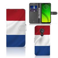 Motorola Moto G7 Power | Bookstyle Case | Nederlandse Vlag