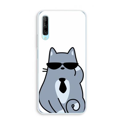 Cool cat: Huawei P Smart Pro Transparant Hoesje