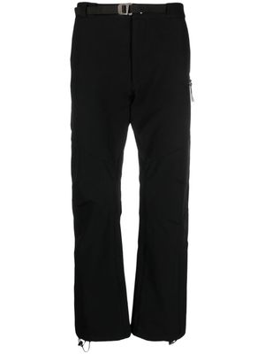 ROA pantalon droit à taille ceinturée - Noir