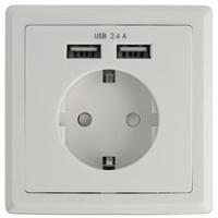 USB C + A inbouw stopcontact