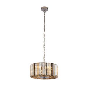 Searchlight HanglampChapeau 35cm chroom met kristalglas - 82101-3CC