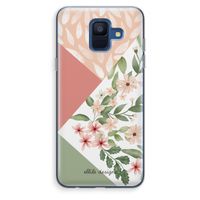 Sweet heaven geometrics: Samsung Galaxy A6 (2018) Transparant Hoesje