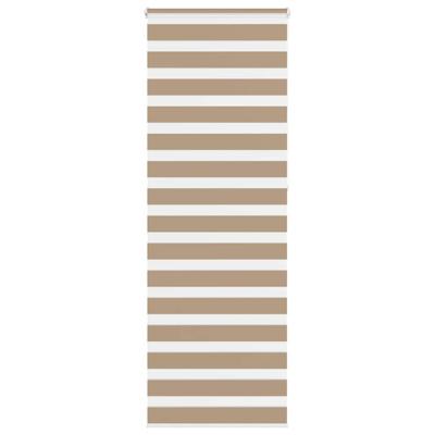 Zebra Blind 85x230 cm stofbreedte 80,9 cm polyester zandbruin