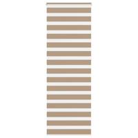 Zebra Blind 85x230 cm stofbreedte 80,9 cm polyester zandbruin