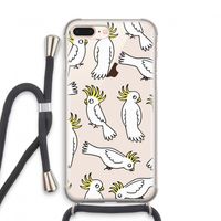 Papegaai: iPhone 7 PLUS Transparant Hoesje met koord