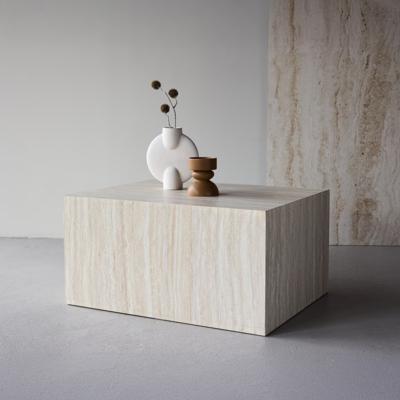 Nohr Salontafel 'Katiana' MDF in Travertinlook, 80 x 60cm