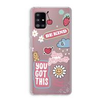 Positivity: Samsung Galaxy A51 5G Transparant Hoesje