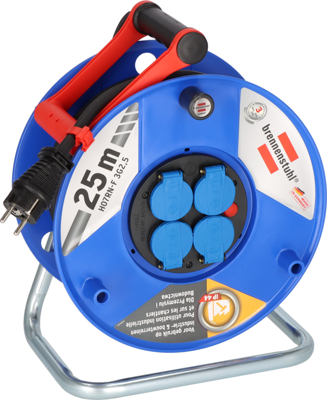 Brennenstuhl Garant IP44 kabelhaspel voor nijverheid/bouw | 25m | H07RN-F 3G2,5 FR - 1208444