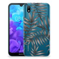 Huawei Y5 (2019) | TPU Case | Leaves Grey