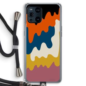 Baar A: Oppo Find X3 Transparant Hoesje met koord