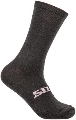 SILCA Sock gravel wool size m black