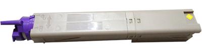 Huismerk OKI C3300n / C3400n toner 43459329 geel