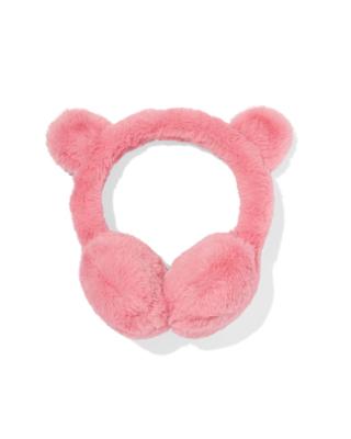 051 Kinder Oorwarmers Nepbont Roze