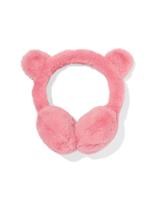 051 Kinder Oorwarmers Nepbont Roze