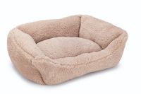 Beeztees Pluche Ligbed Kadi kat beige 47x37x18cm