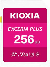 Kioxia EXCERIA PLUS SDXC-kaart 64 GB UHS-I, v30 Video Speed Class