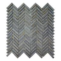 Stabigo Parquet F 1x4.8 Light Grey mozaiek 30x30 cm grijs mat - thumbnail