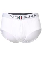 Dolce & Gabbana slip à logo - Blanc - thumbnail