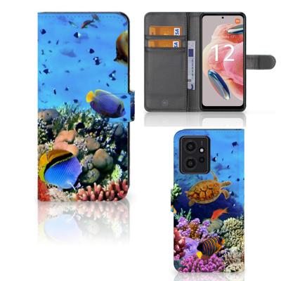 Xiaomi Redmi Note 12 4G | Telefoonhoesje | Met pasjeshouder | Vissen