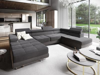 2dekans Slaapbank met opbergruimte Sem | Rechts | U-bank XL - Antraciet (gat in bodemplaat + Niet in originele verpakking - Kans op schade) 2dekans Slaapbank met opbergruimte Sem | Rechts | U-bank XL - Antraciet (gat in bodemplaat + Niet in originele verpakking - Kans op schade)