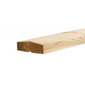 Geïmpregneerd Houten Stapelrabat Afdeklat Klink/Plank 200 CM