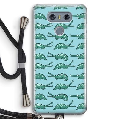 Kroko: LG G6 Transparant Hoesje met koord