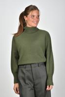 Les Tricots de Lea trui Monprince 34663 kaki