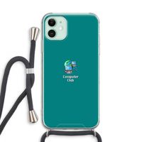 Win98: iPhone 11 Transparant Hoesje met koord