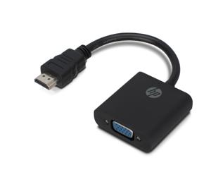 HP 2UX09AA VGA (D-Sub) HDMI Type A (Standaard) Zwart