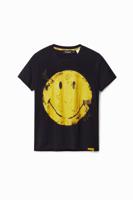 T-shirt met Smiley - BLACK - XS - thumbnail