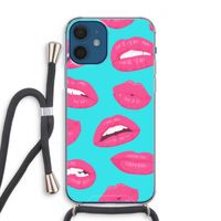 Bite my lip: iPhone 12 Transparant Hoesje met koord Bite my lip: iPhone 12 Transparant Hoesje met koord