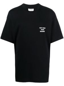 Drôle De Monsieur t-shirt à slogan imprimé - Noir