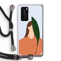 Leaf: Huawei P40 Transparant Hoesje met koord
