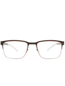 Mykita lunettes de vue à monture carrée - Orange