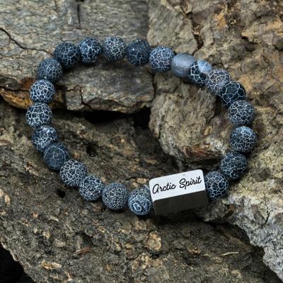 Arctic Spirit - Bevroren Agaat Kralen Armband