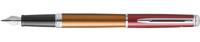 Waterman vulpen met fijne punt Hémisphère Vermillon met palladium detail