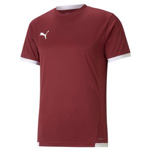 PUMA teamLIGA Voetbalshirt Bordeauxrood Wit